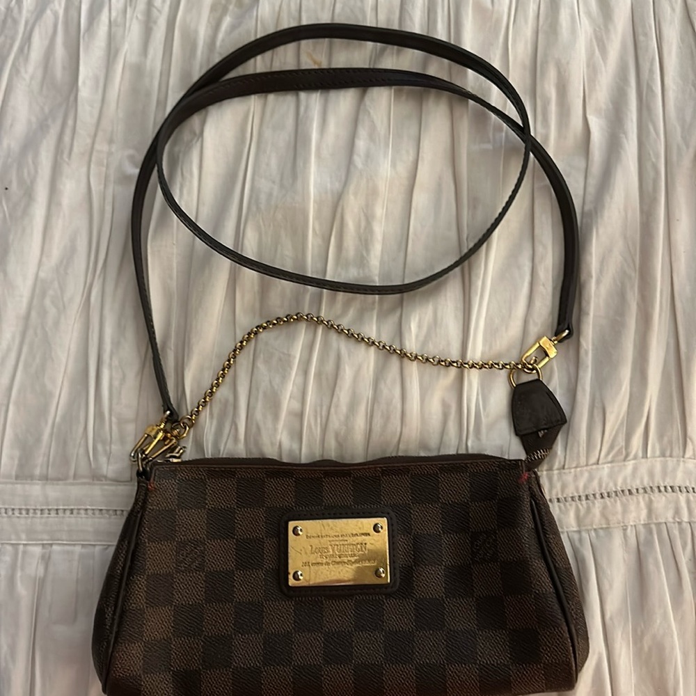 Discontinued Louis Vuitton Eva crossbody/clutch.